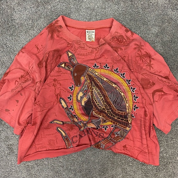 Other - Vintage‎ tribal cropped tshirt
